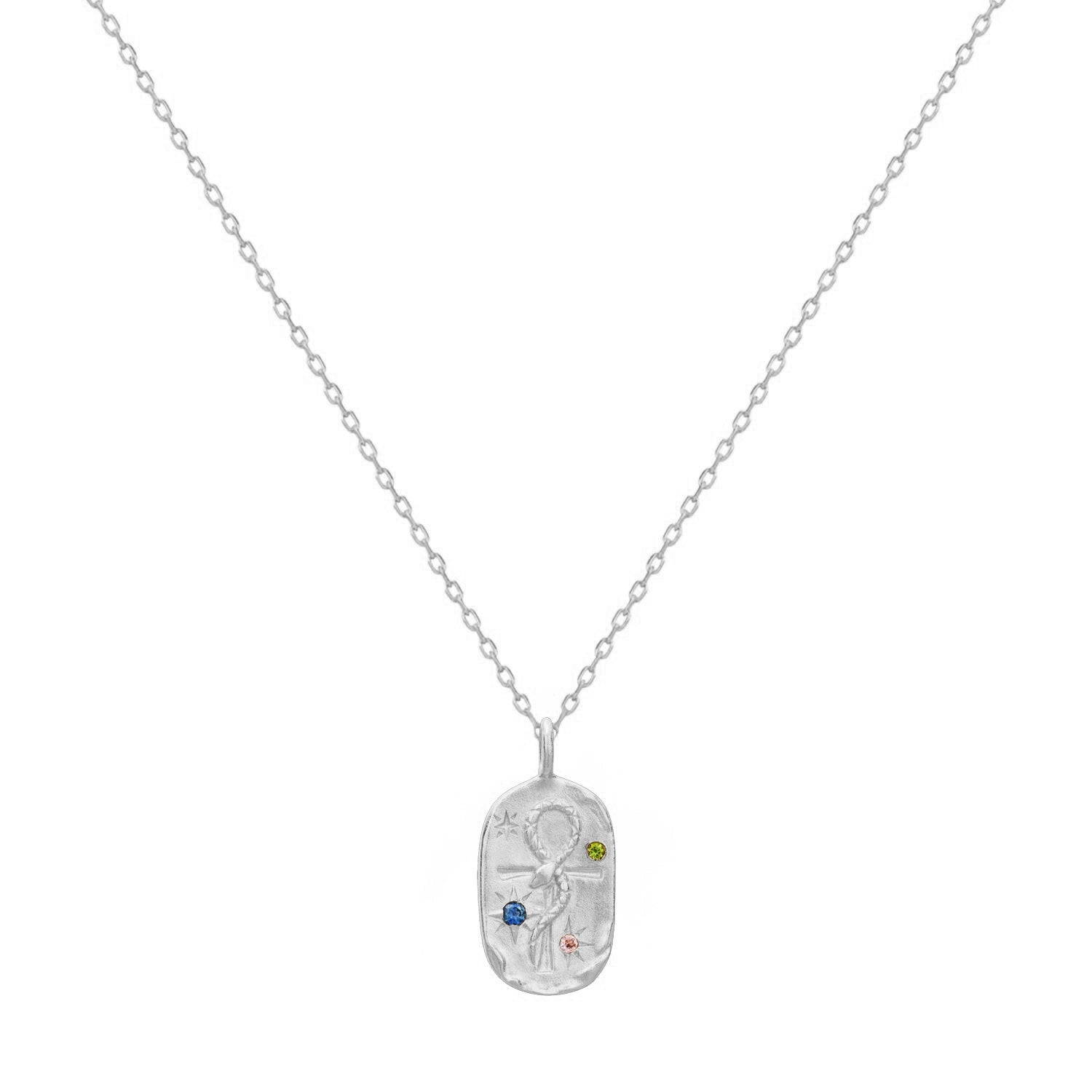 Serpent Cross Amulet Necklace