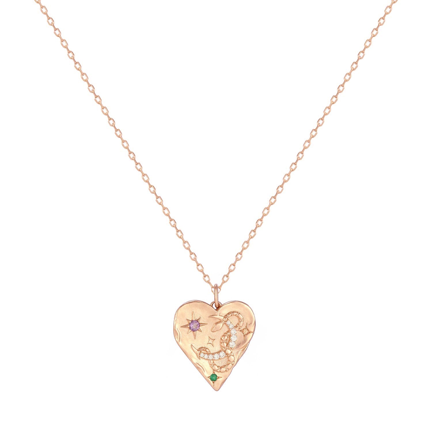 Serpent Constellation Amulet Necklace