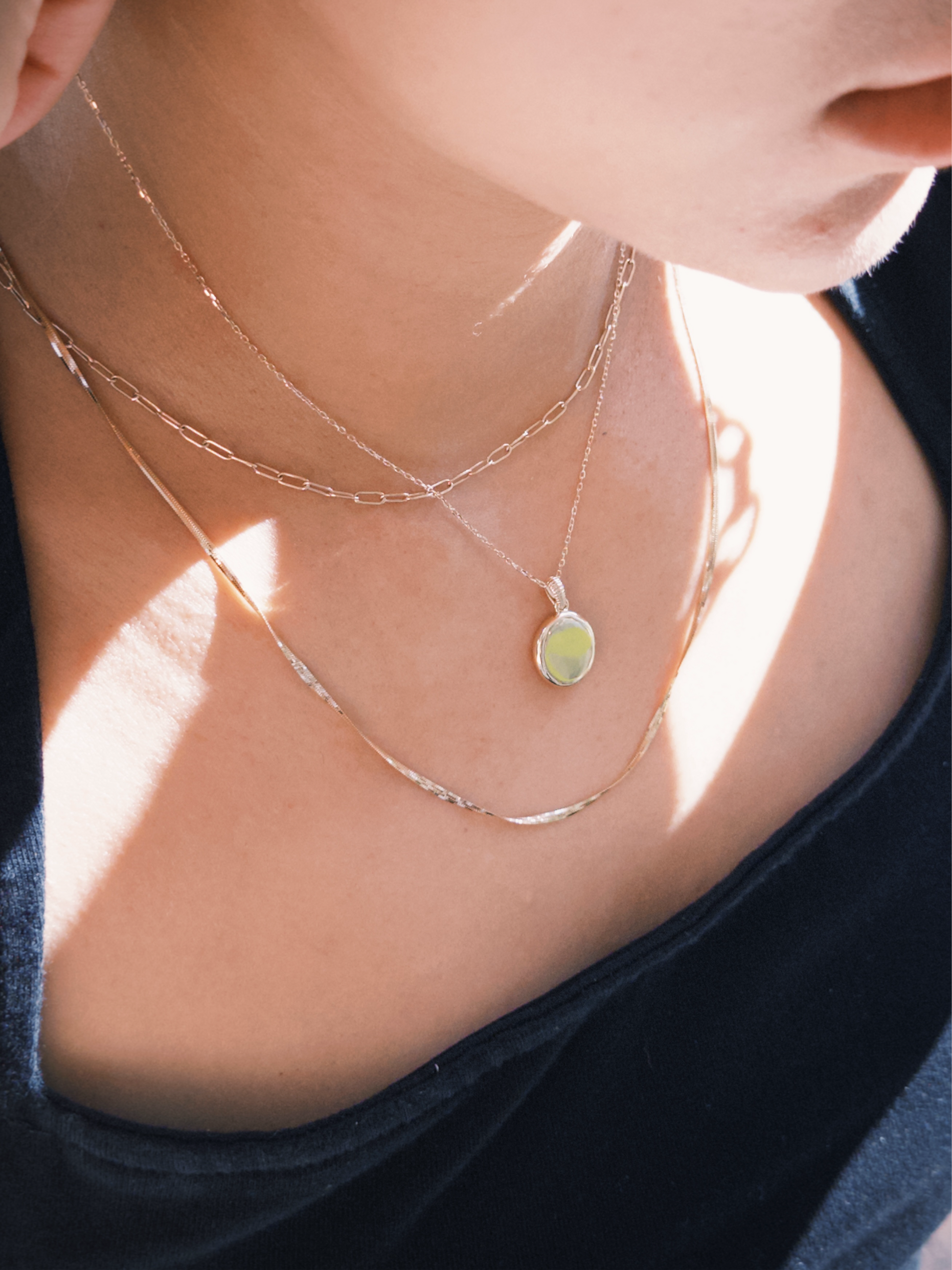 Echo Oval Necklace