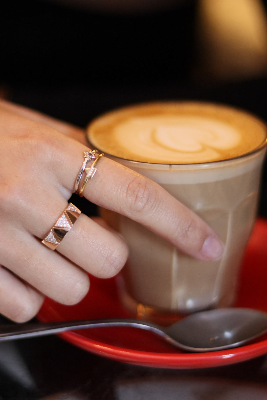 Pyramid Radiance Diamond Ring