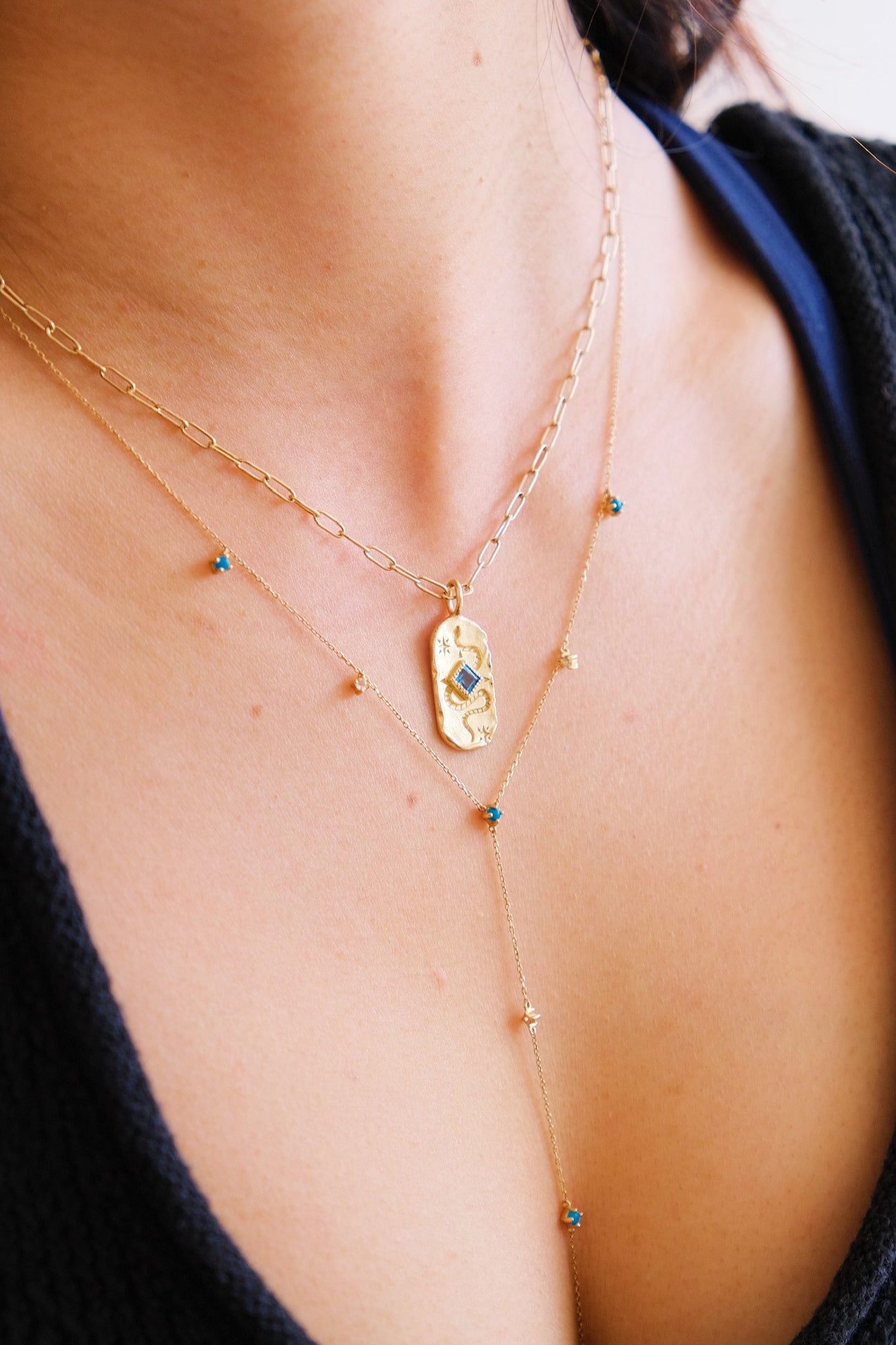 Serpent Amulet Necklace