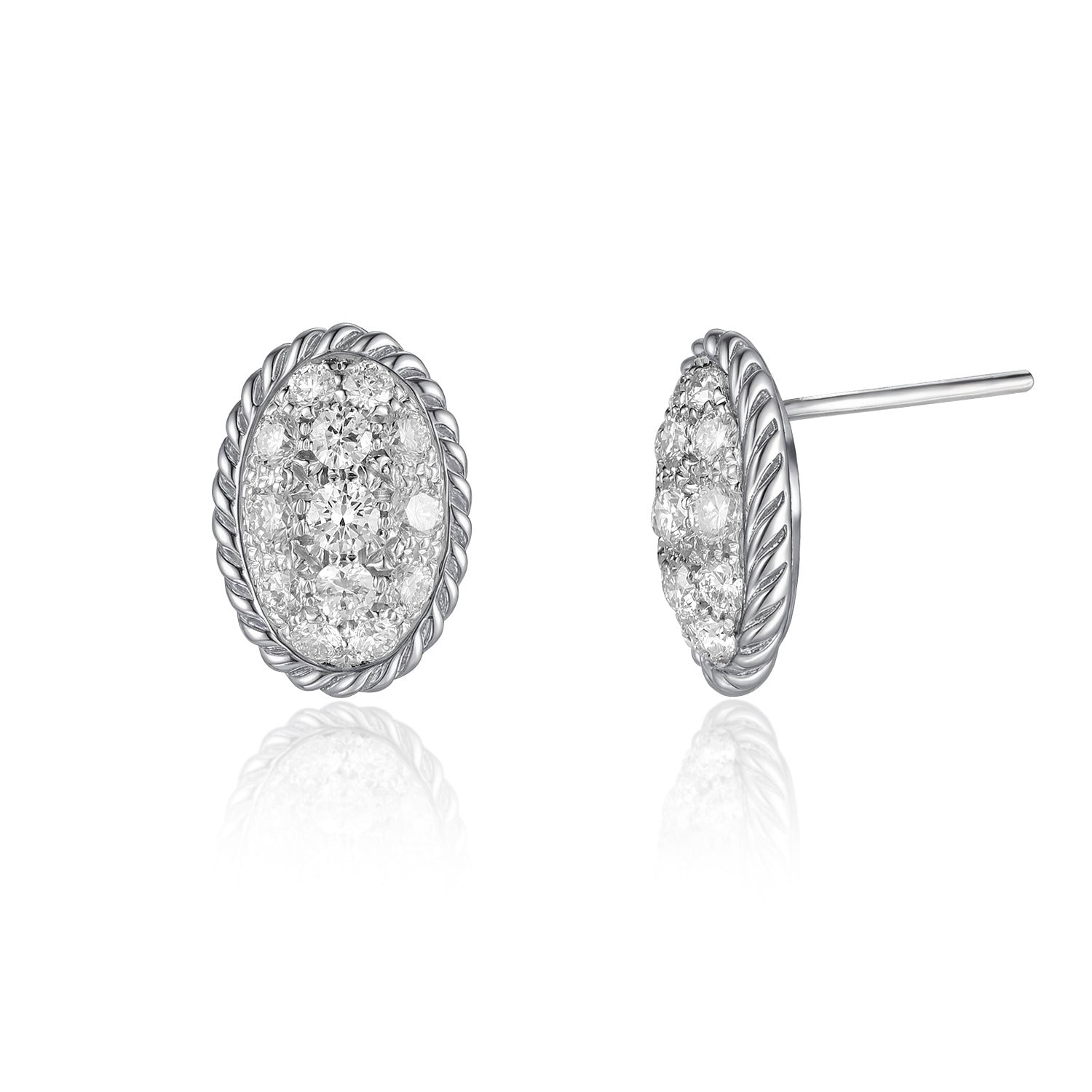 Bellevue Pavé Studs
