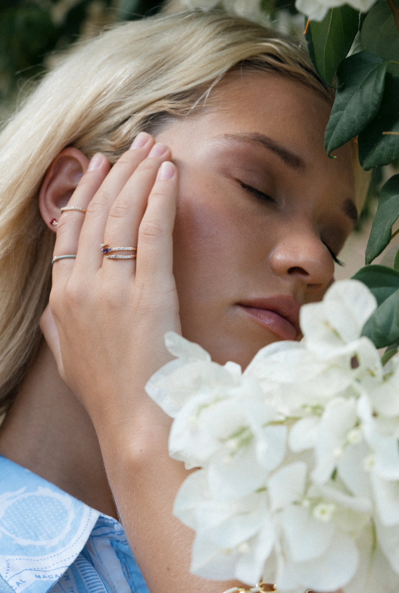 Lavender Wrap Ring