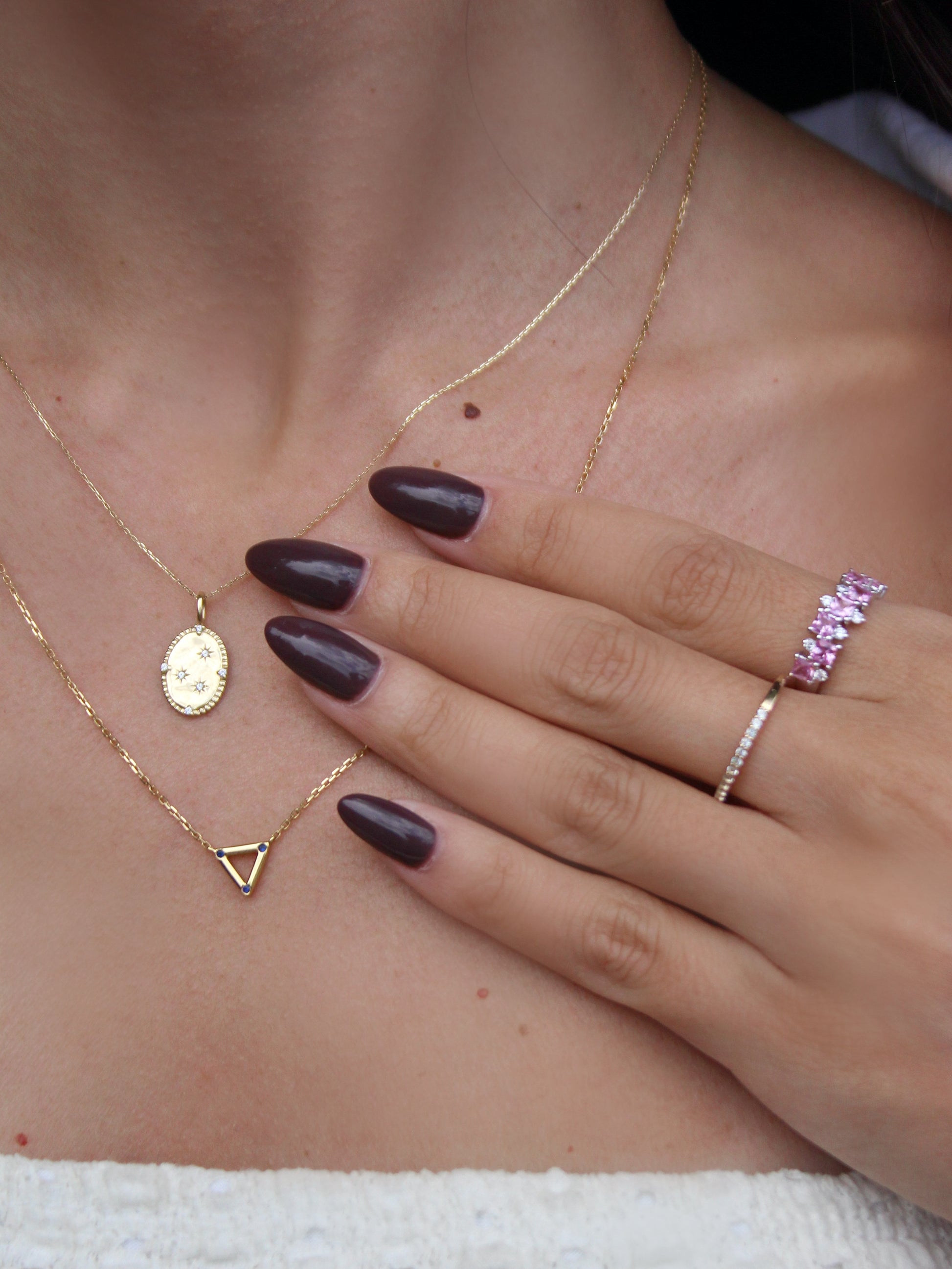 Eternal Petal Necklace in Solid Gold