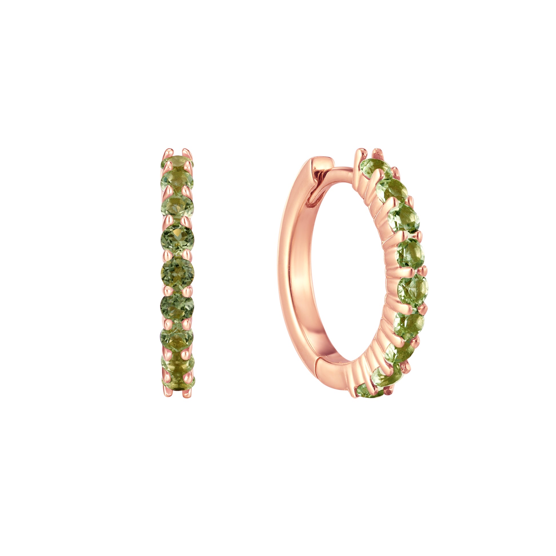 August Birthstone Huggie