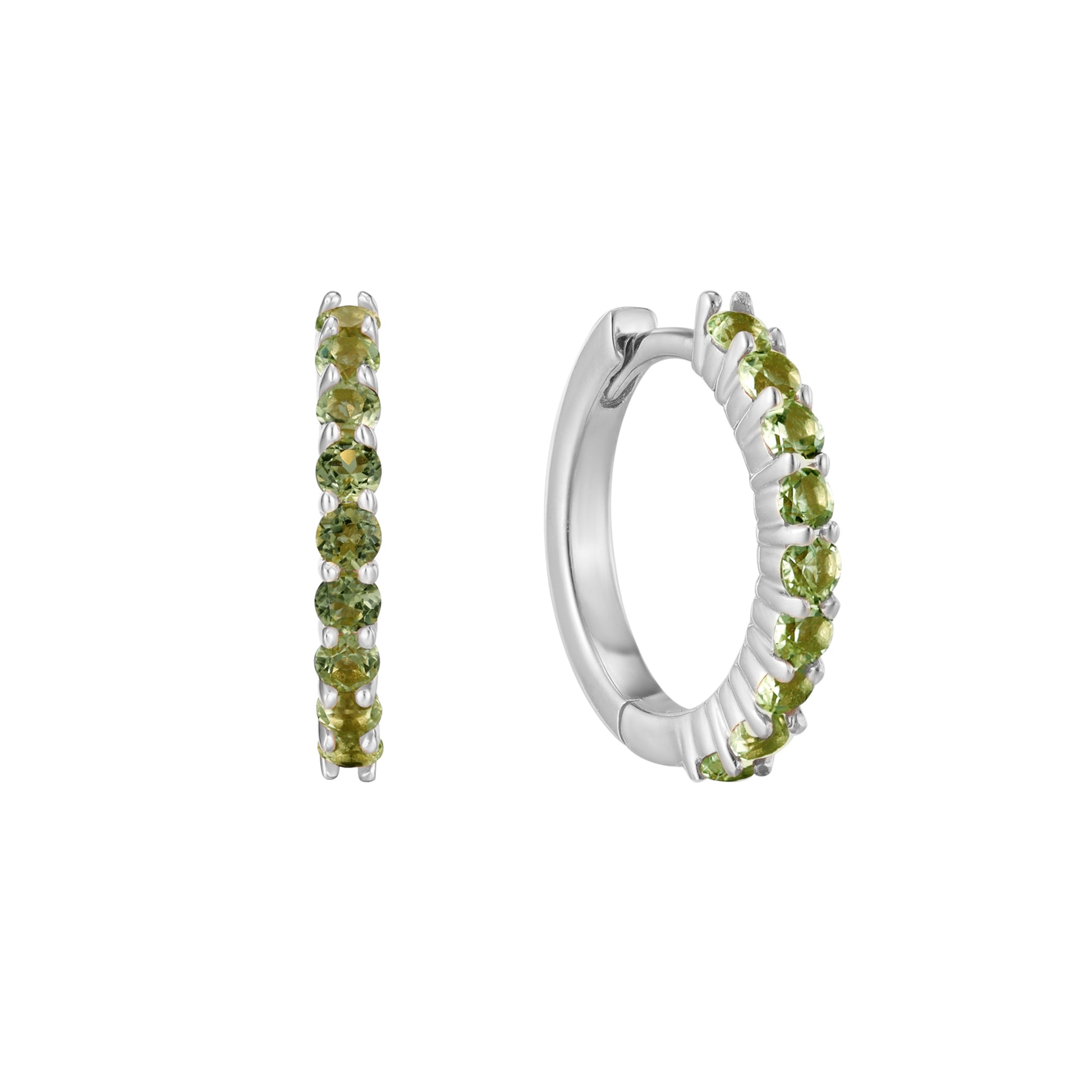 August Birthstone Huggie