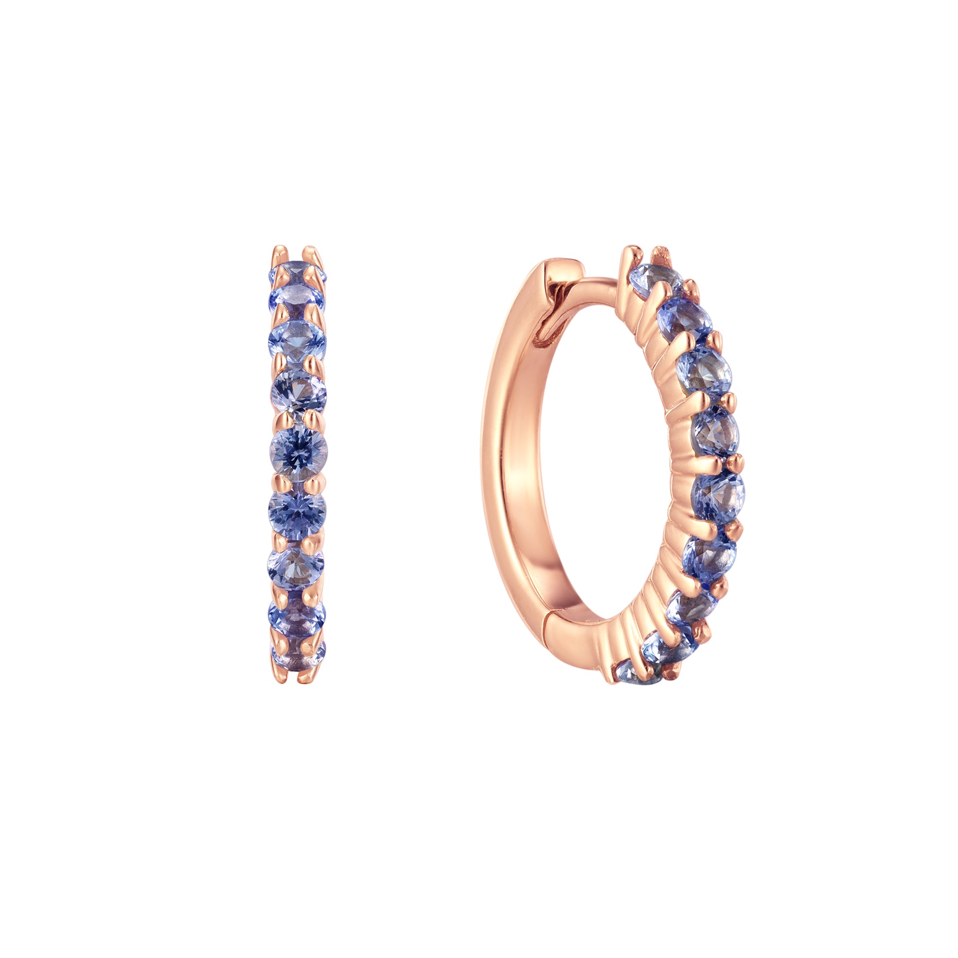 December Birthstone Huggie Earring