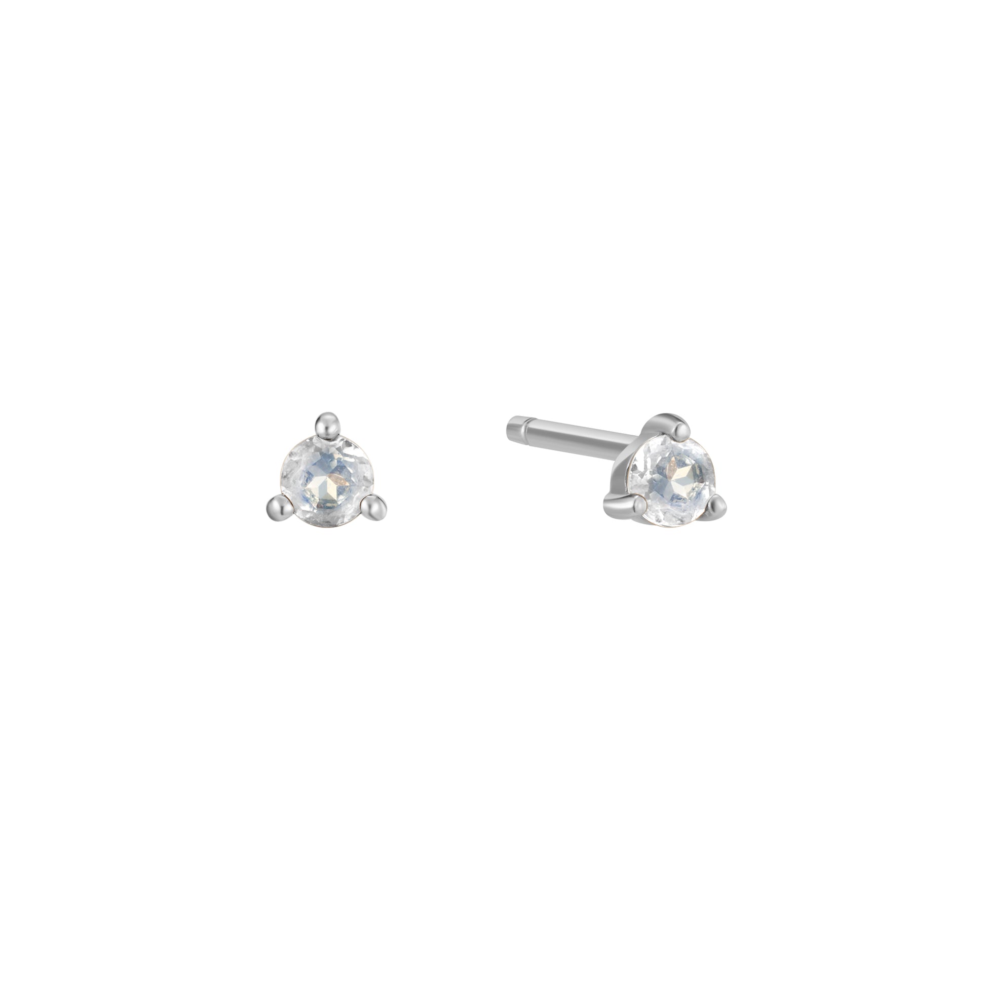 June Birthstone Stud Earring