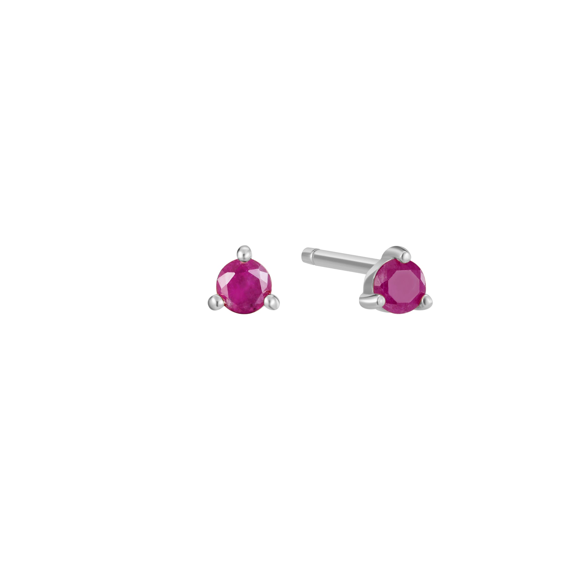 July Birthstone Stud Earring