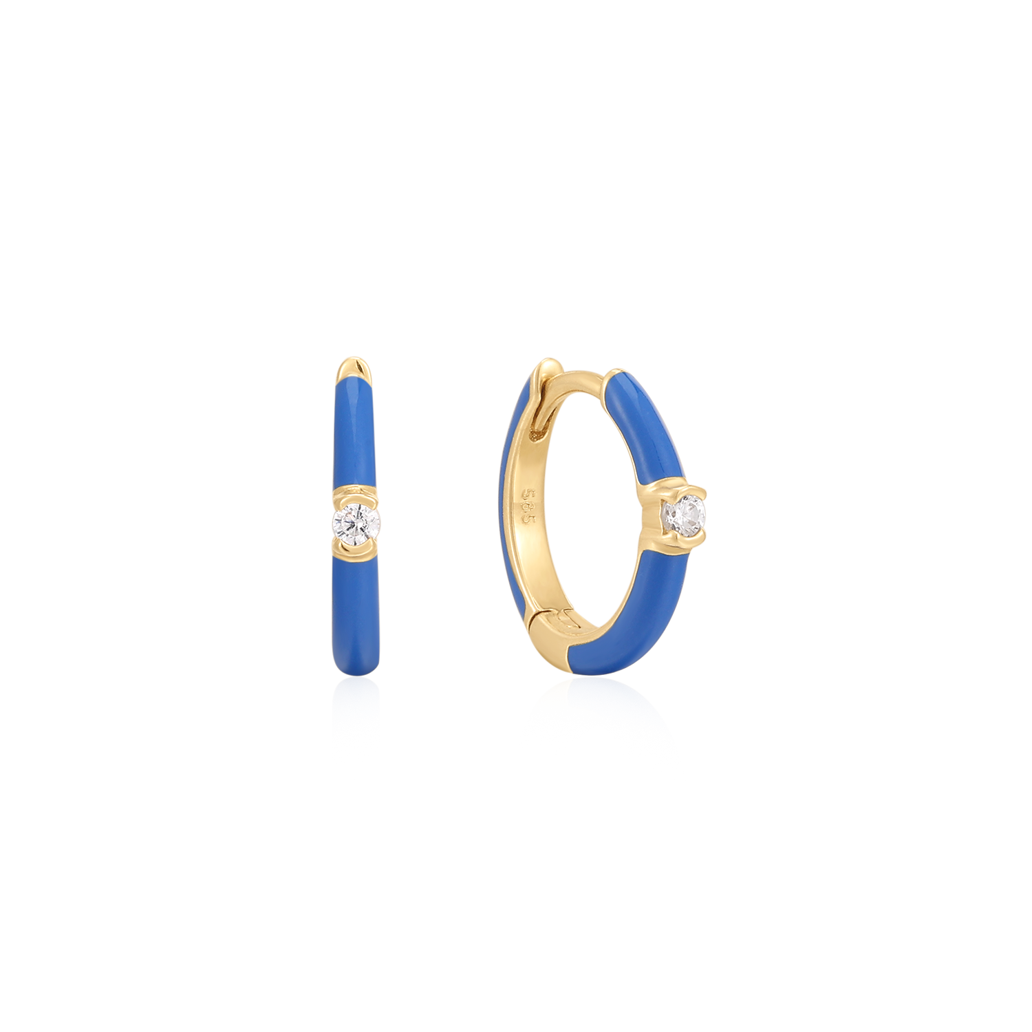 Round Huggie Earring