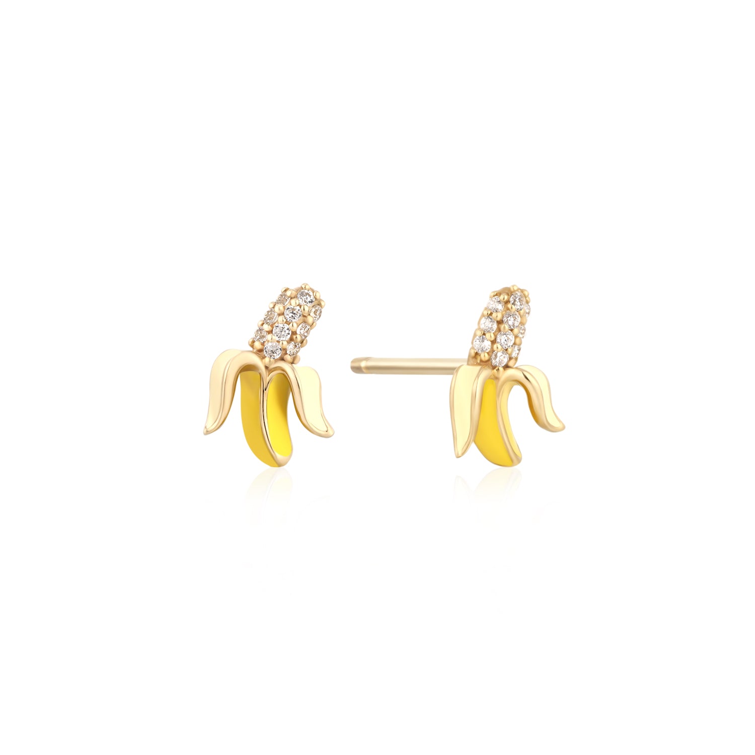 Banana Stud Earring