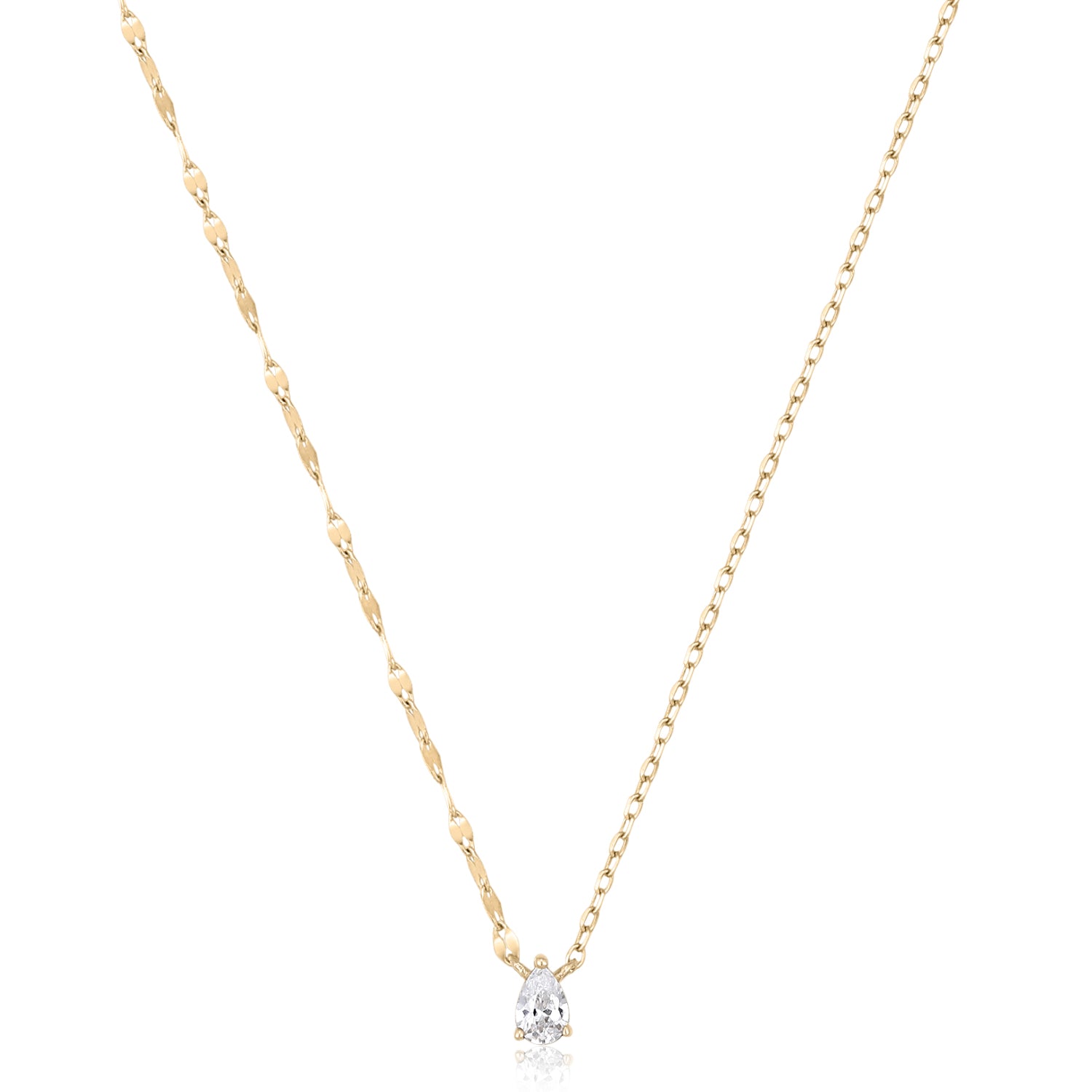 Double Chain Diamond Necklace