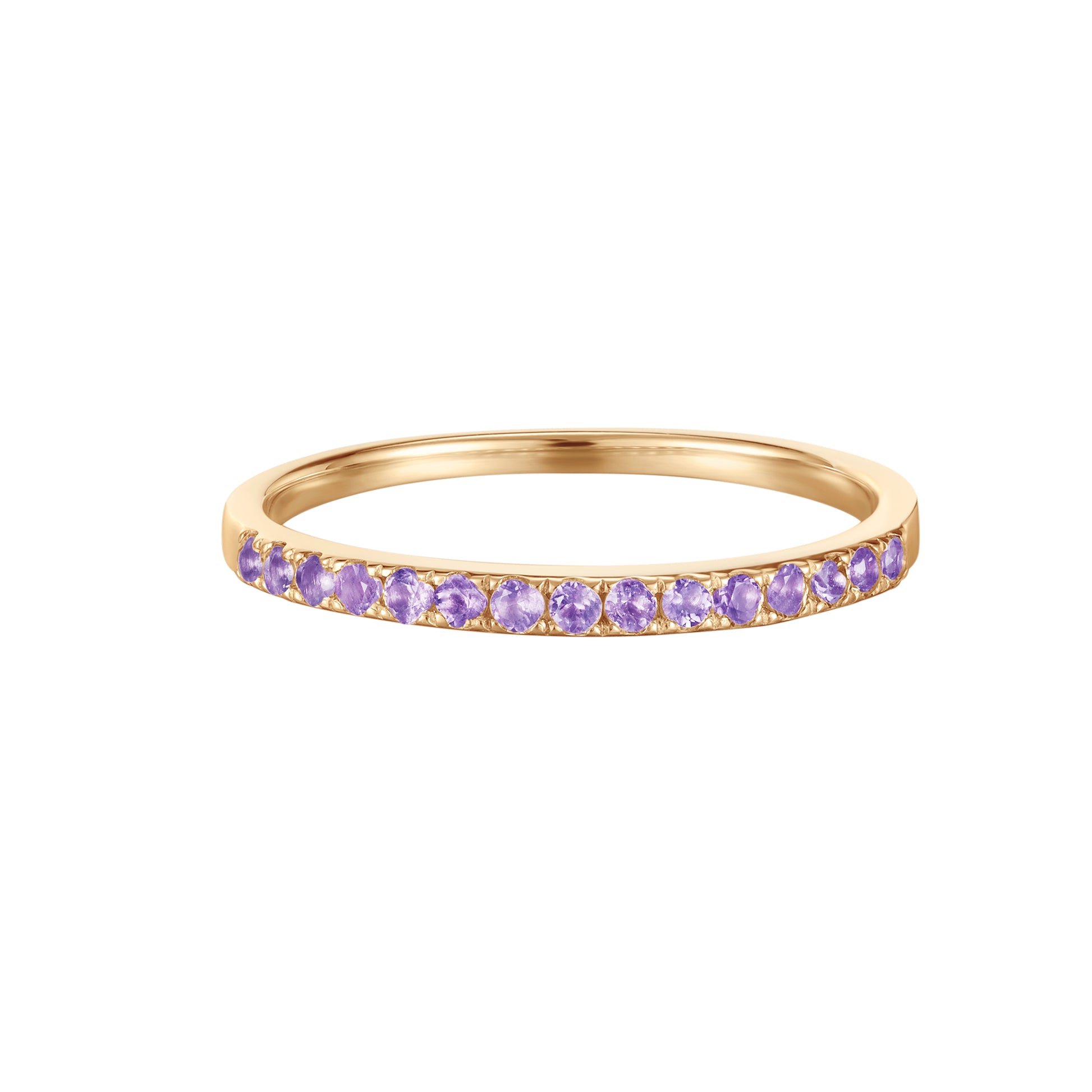 February Birthstone Eternity Ring