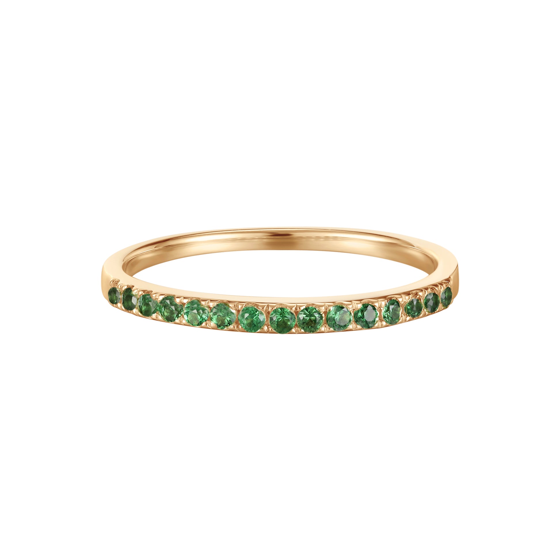 May Birthstone Eternity Ring