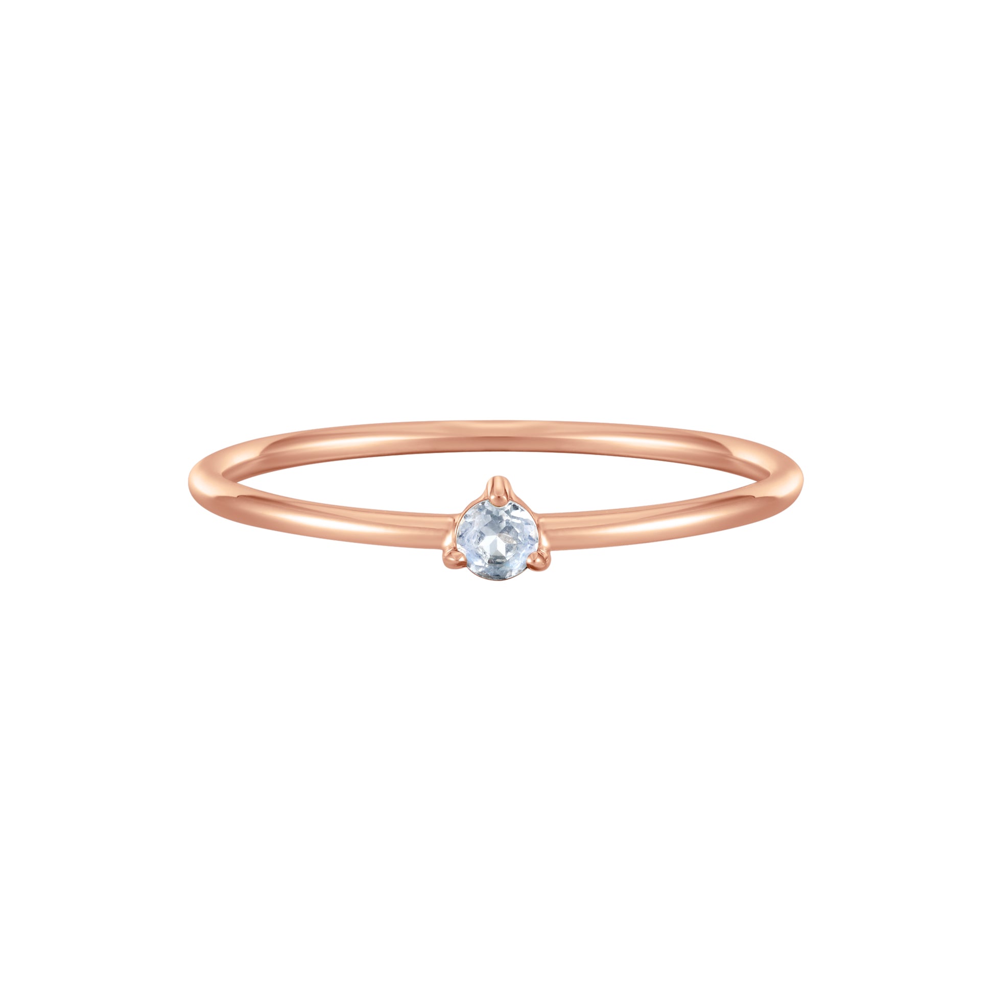 June Birthstone Solitaire Ring