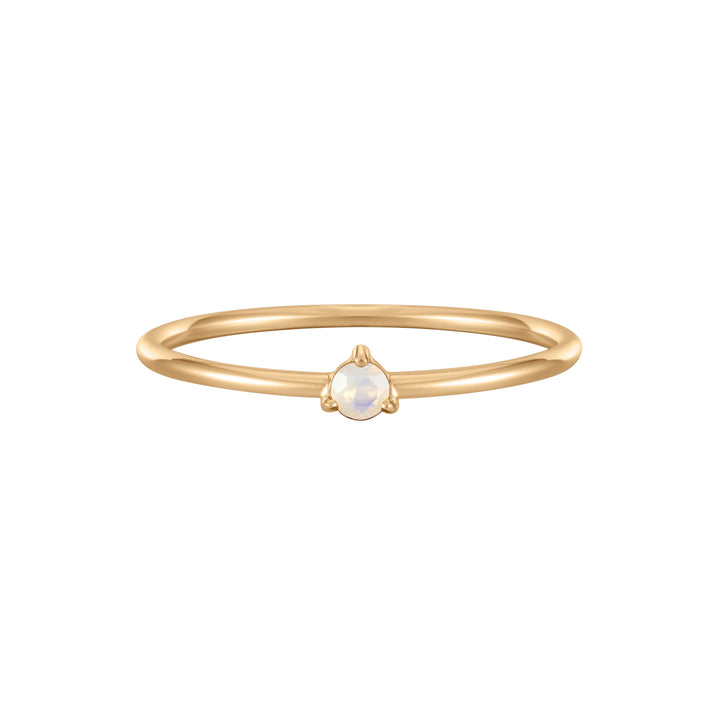 October Birthstone Solitaire Ring