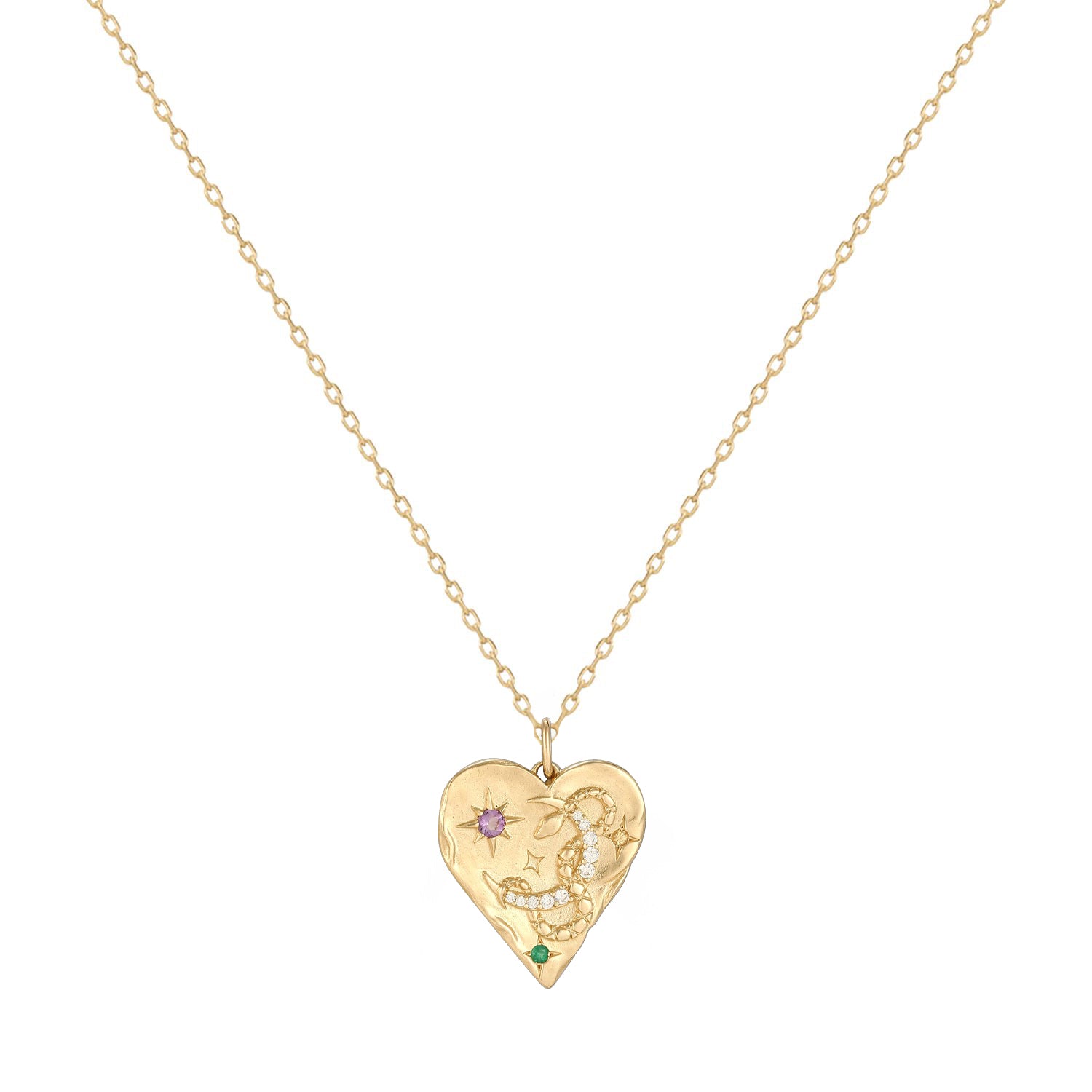 Serpent Constellation Amulet Necklace
