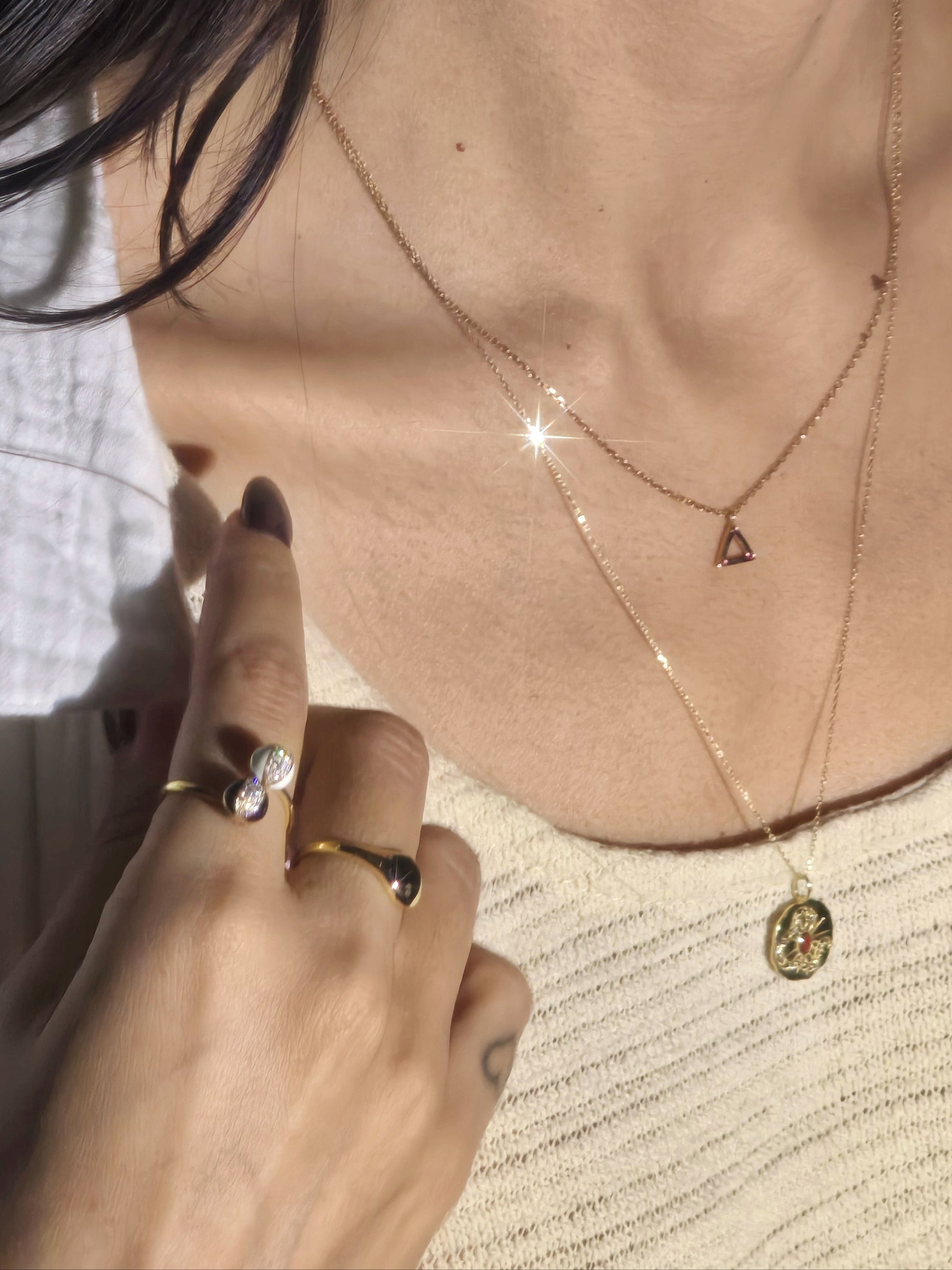 Sunburst Serpent Amulet Necklace