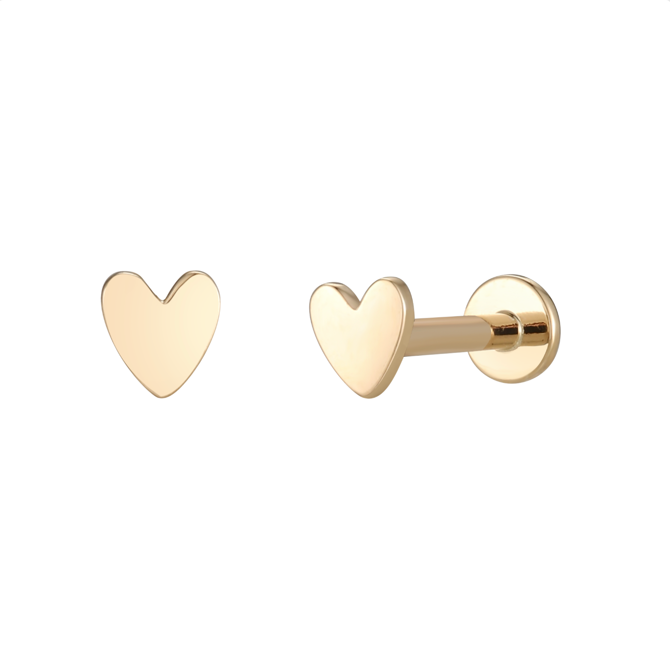 Amour Flatback Earring