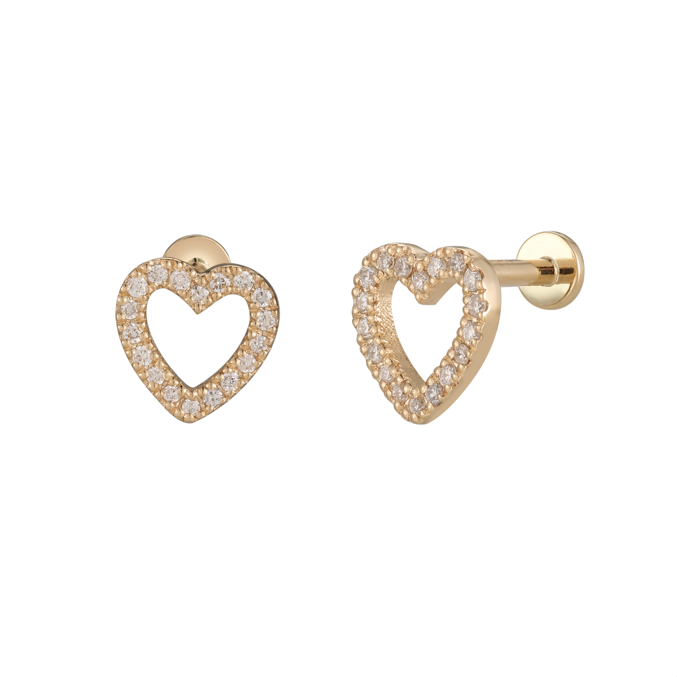 Adoré Diamond Flatback Earring