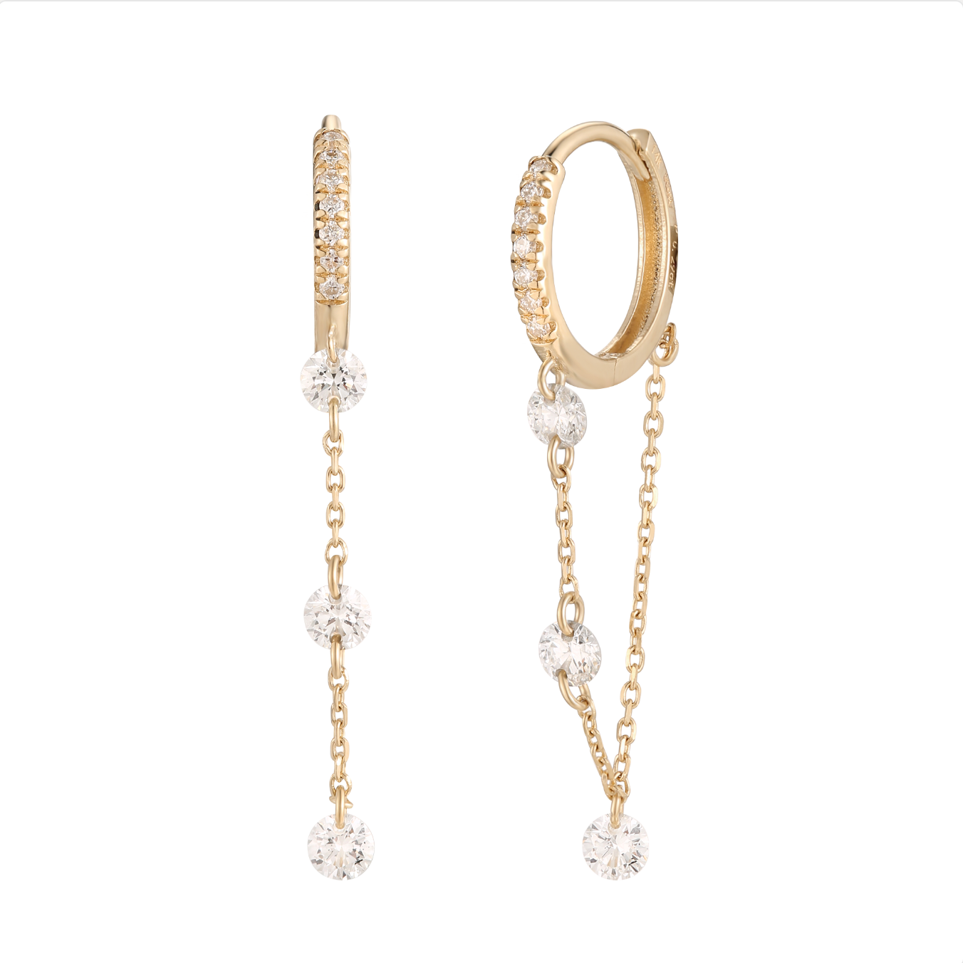 Étoile Diamond Drop Huggie