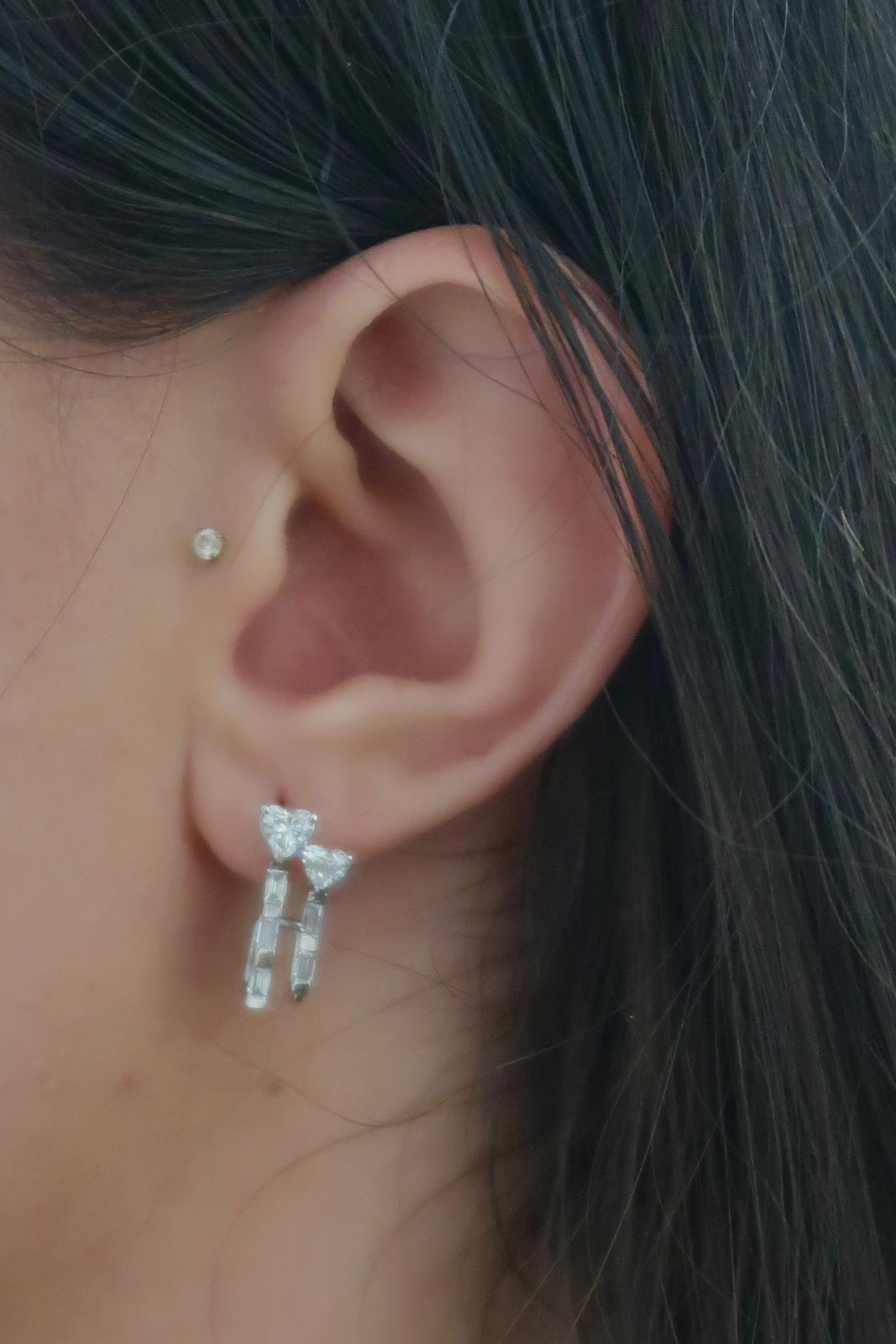 Heartline Cascade Earrings