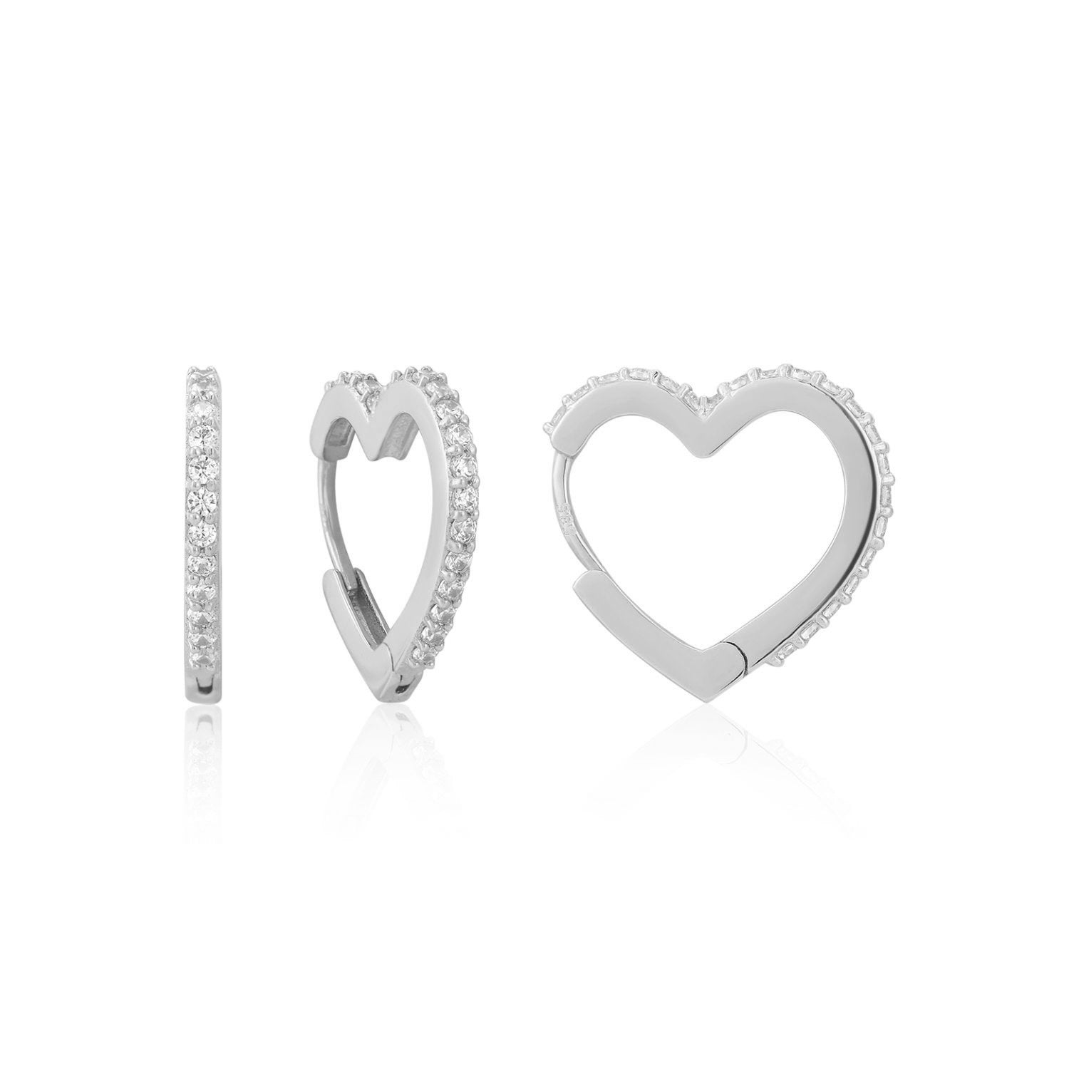 Dazzle Heart Earring
