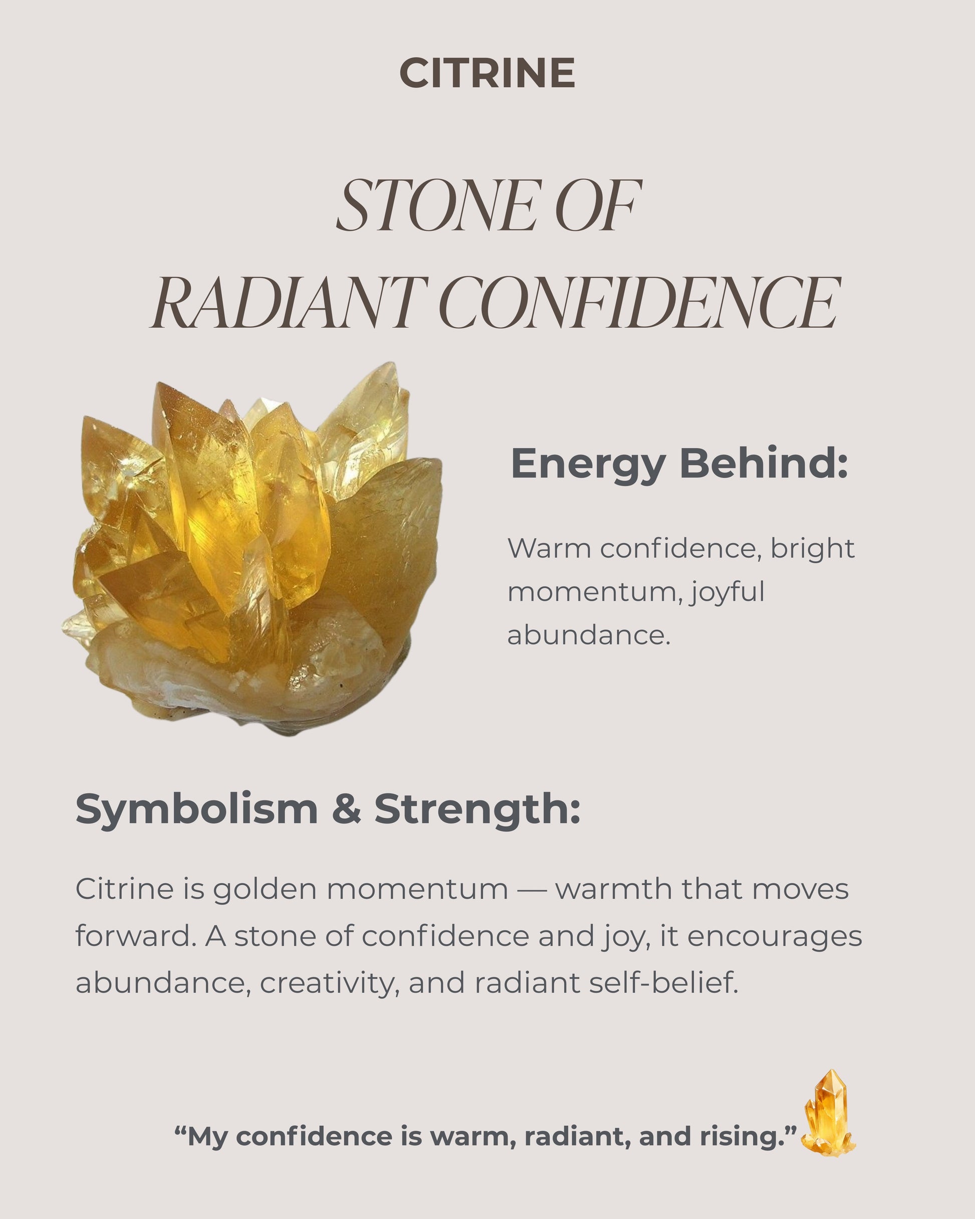 November Birthstone Citrin Solitaire Necklace