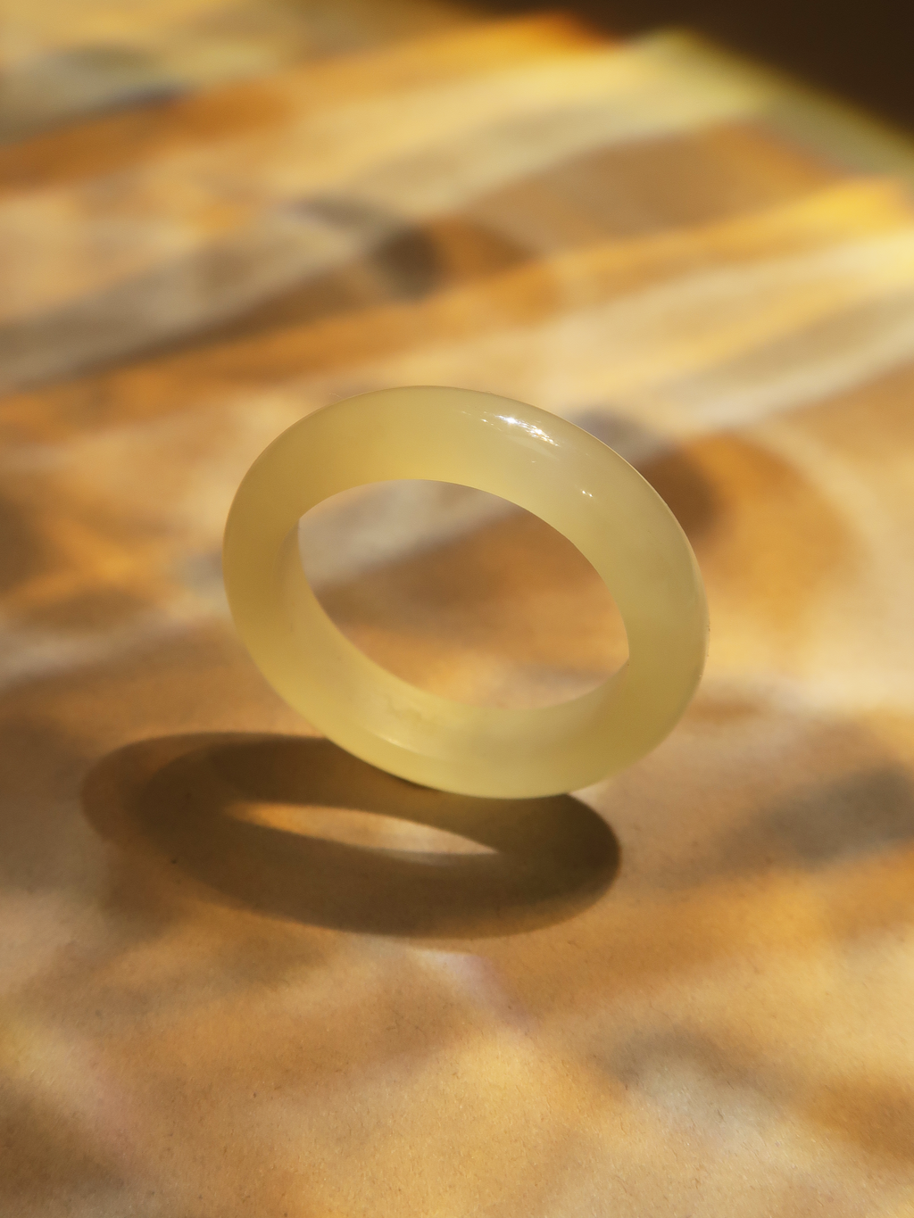 Amber Jade Ring