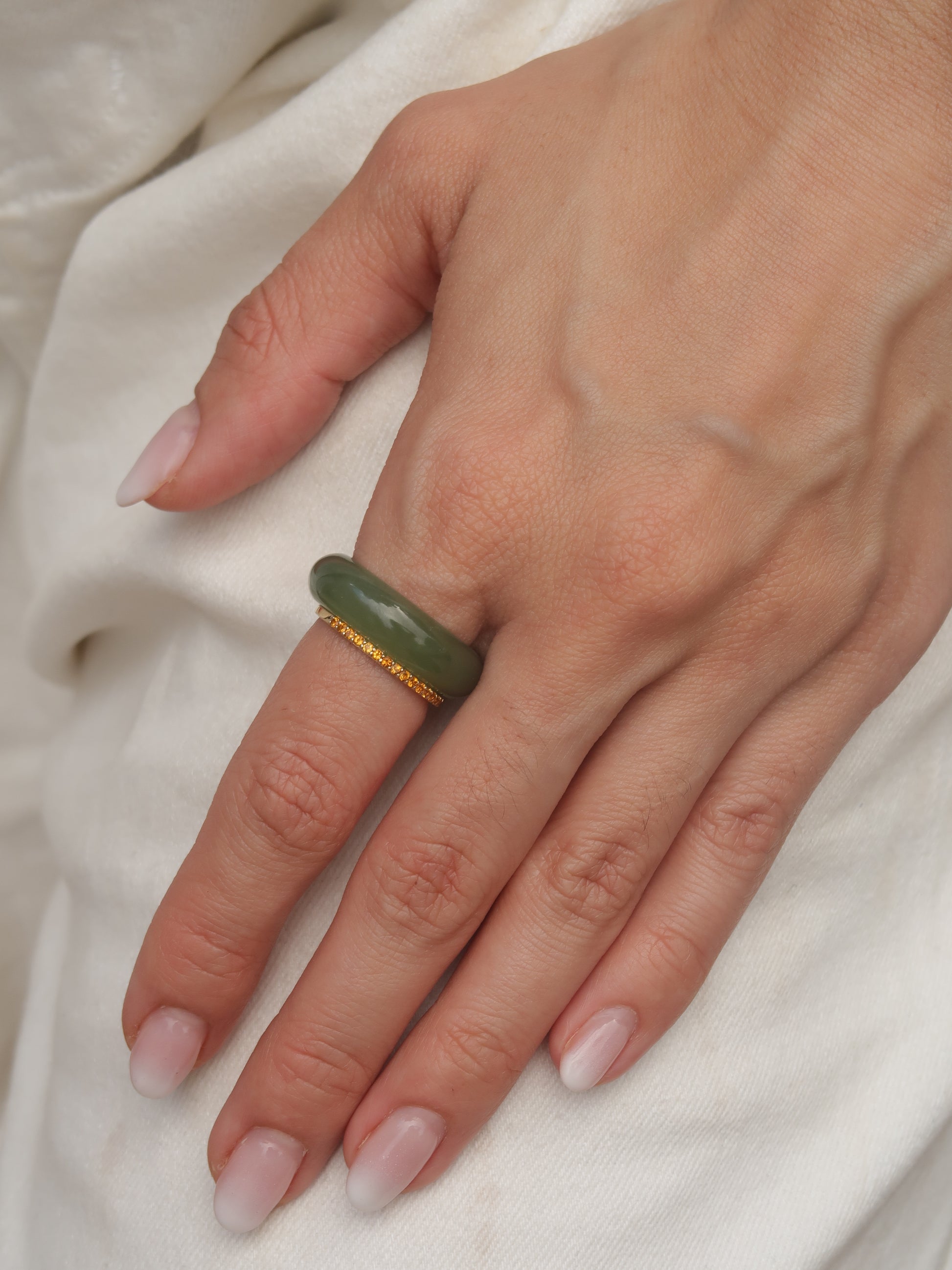 Celadon Jade Ring