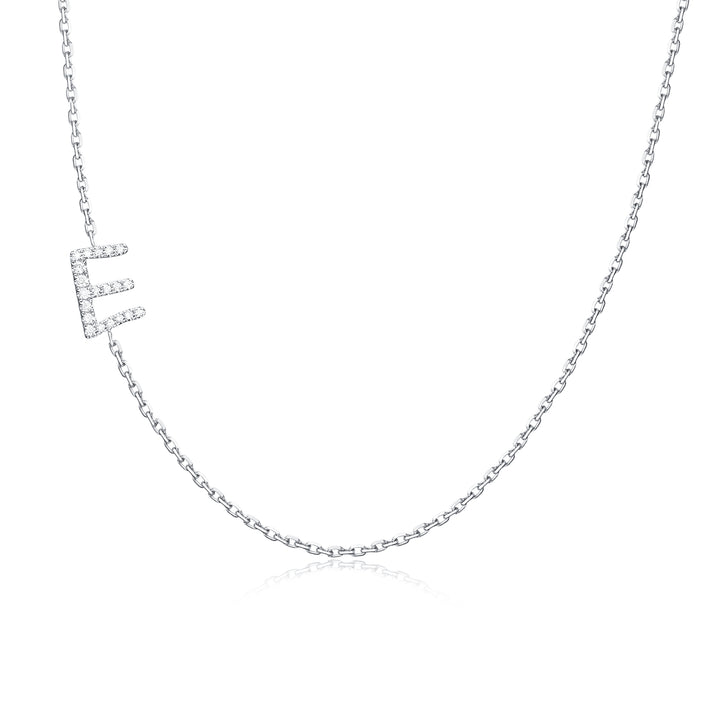 Initial Spark Diamond Necklace