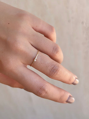 Angel's Two-Solitaires Ring