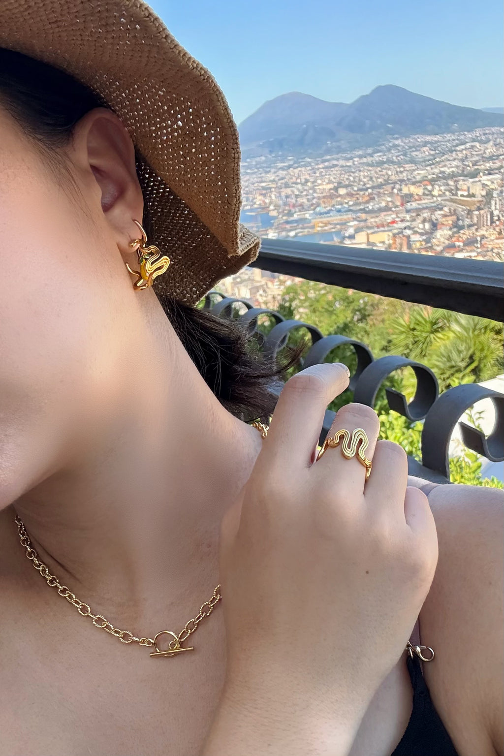 Athena Hoop Earrings