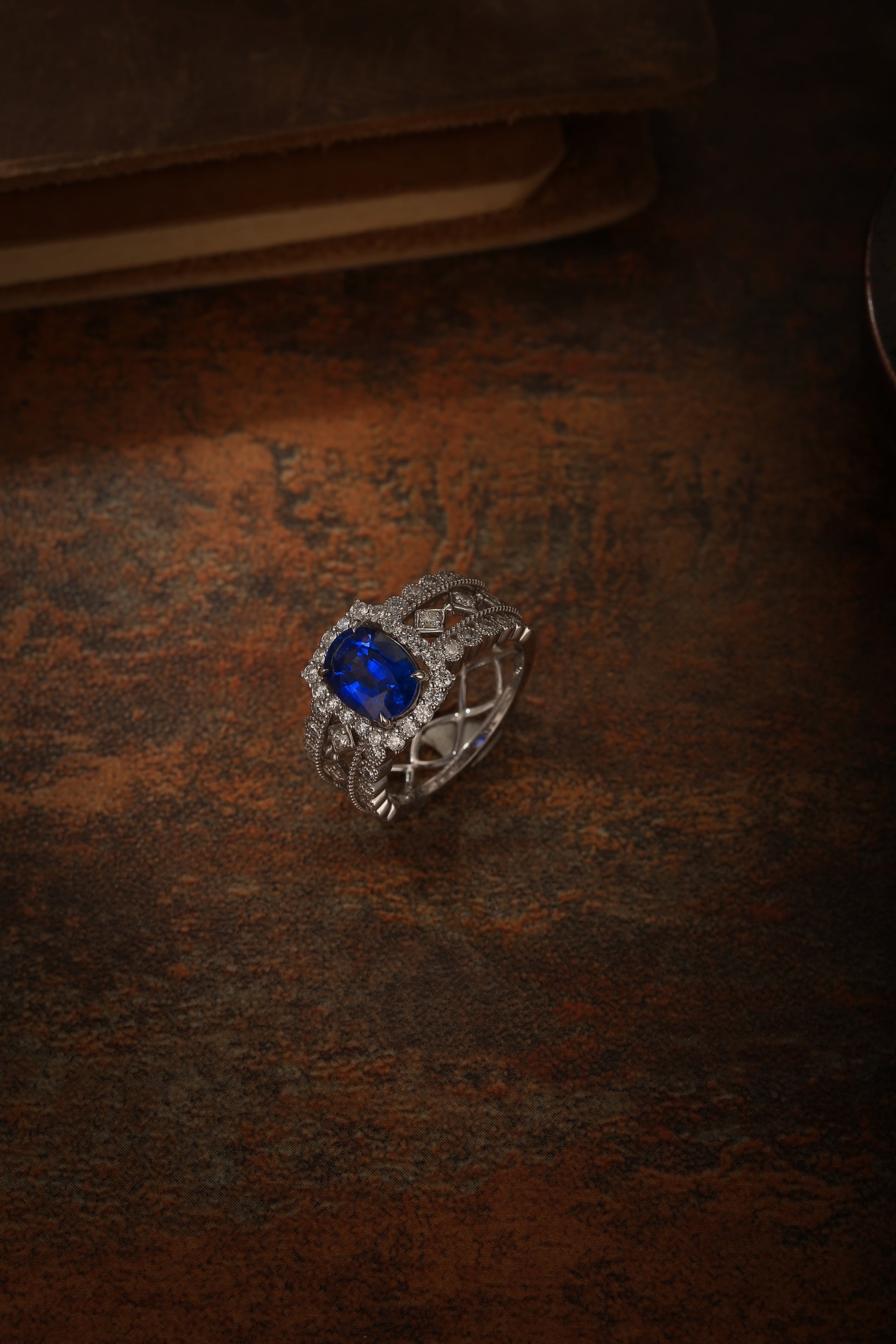 The Sovereign Royal Blue Sapphire Ring