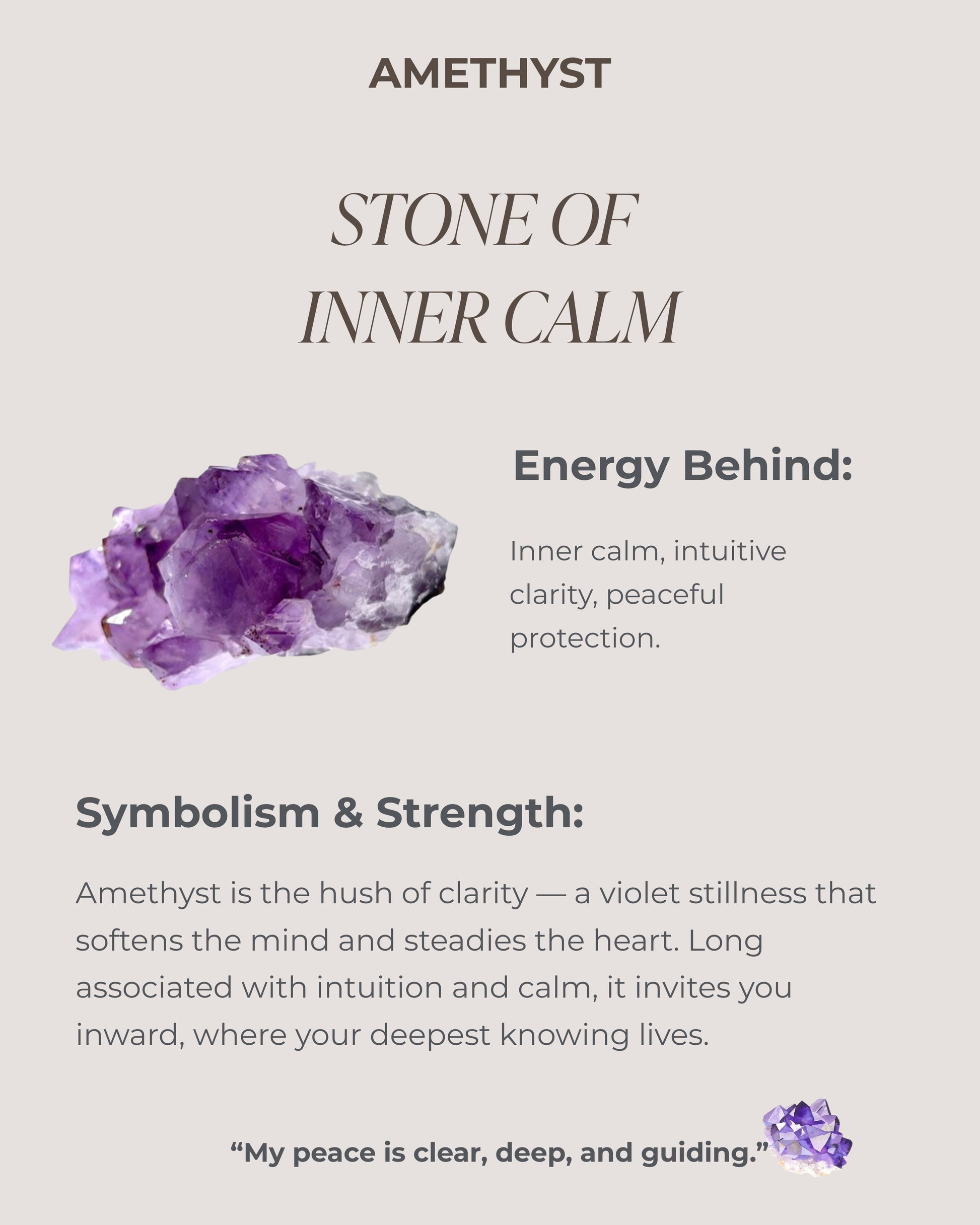 February Birthstone Amethyst Stud Earring