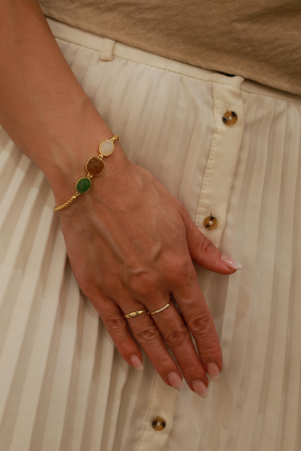 Trinity Jade Bracelet