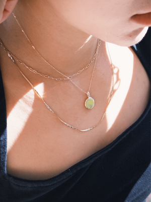 Echo Oval Necklace
