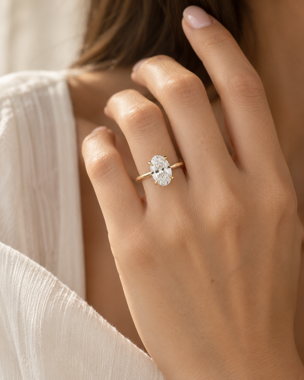 Oval Icon Diamond Ring