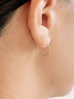 Mini Golden Hoop Earring