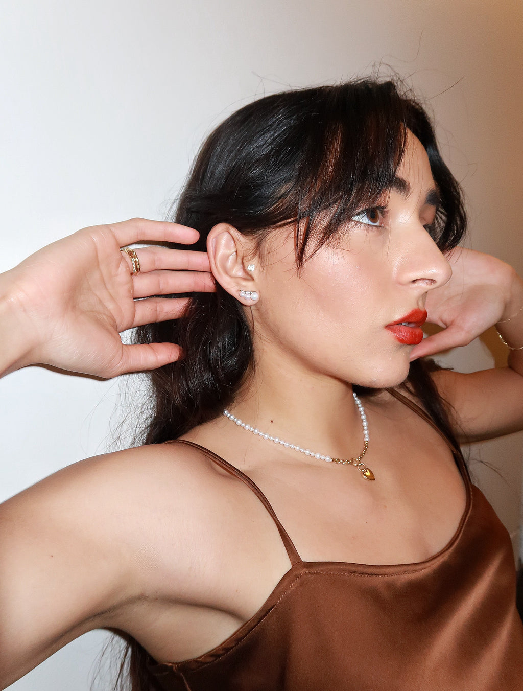 Éclat Heart Stud Earring