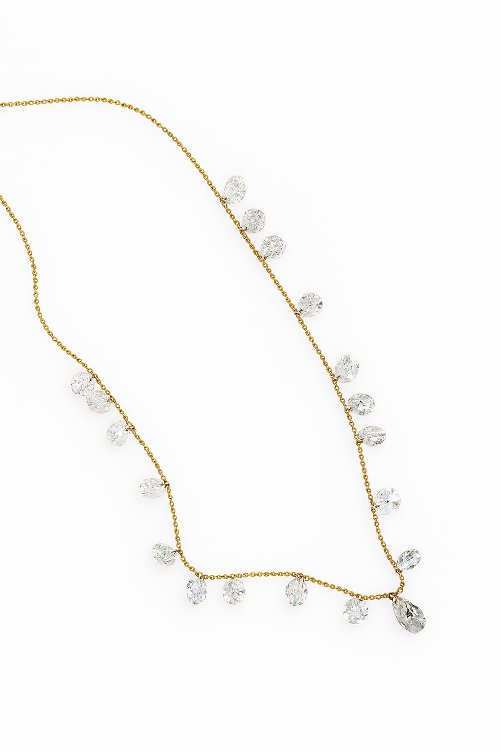 En L'air Floating Diamond Necklace