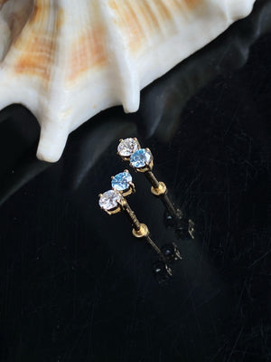 Balance flatback Earrings