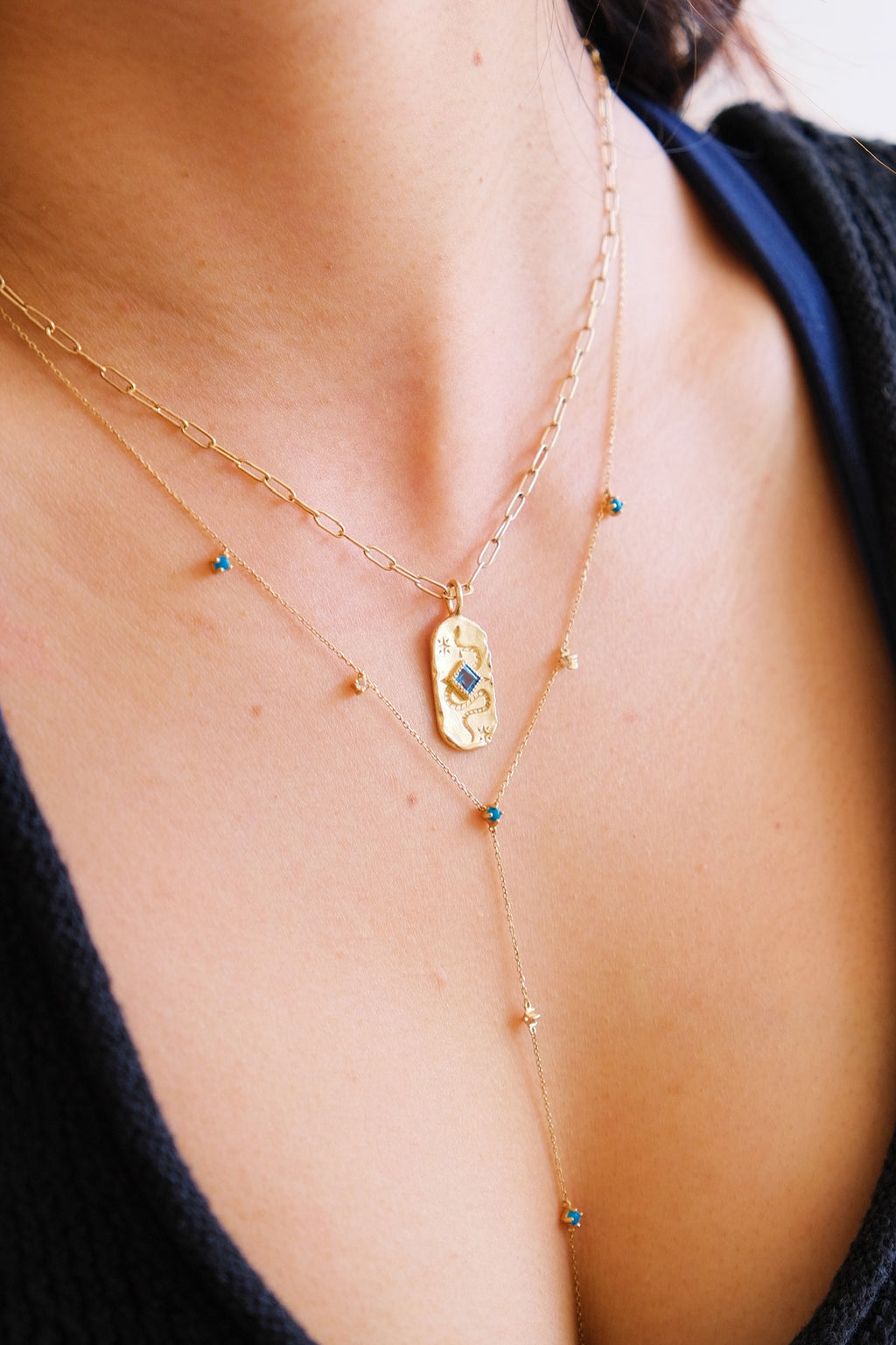 Serpent Amulet Necklace