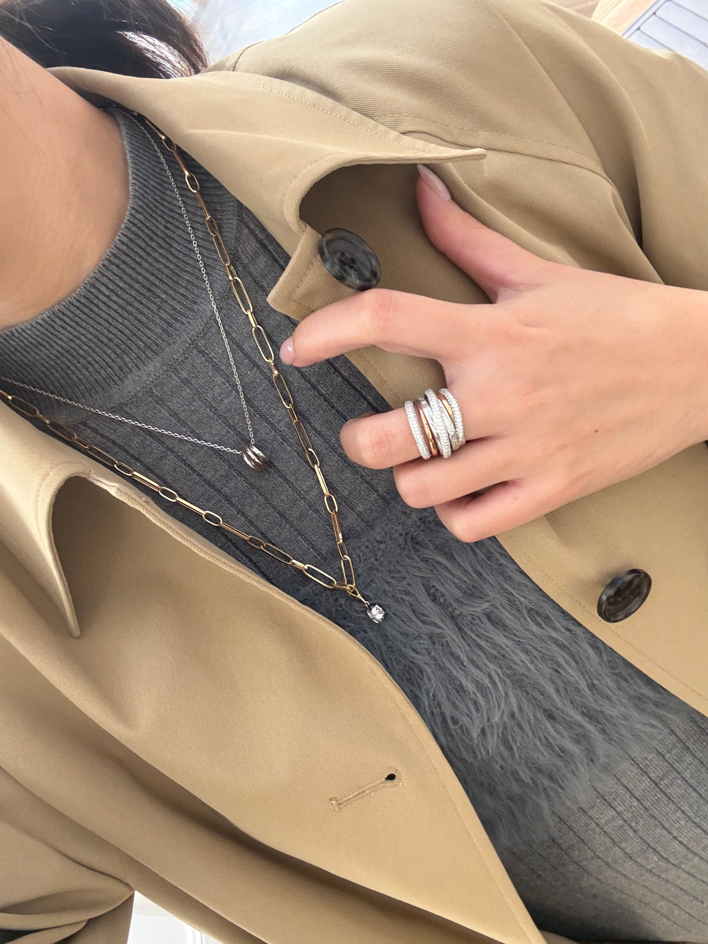 Tri-Orbit Necklace