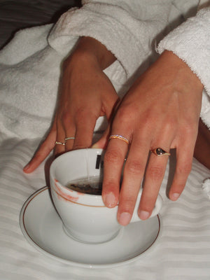 November Birthstone Citrine Eternity Ring