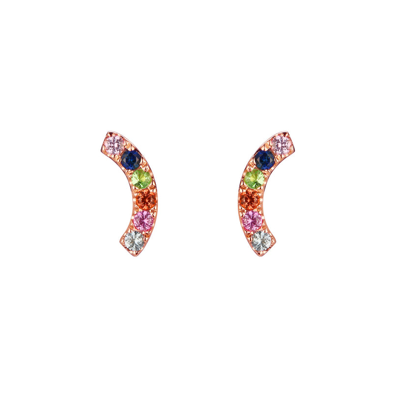 Rainbow Stud Earring