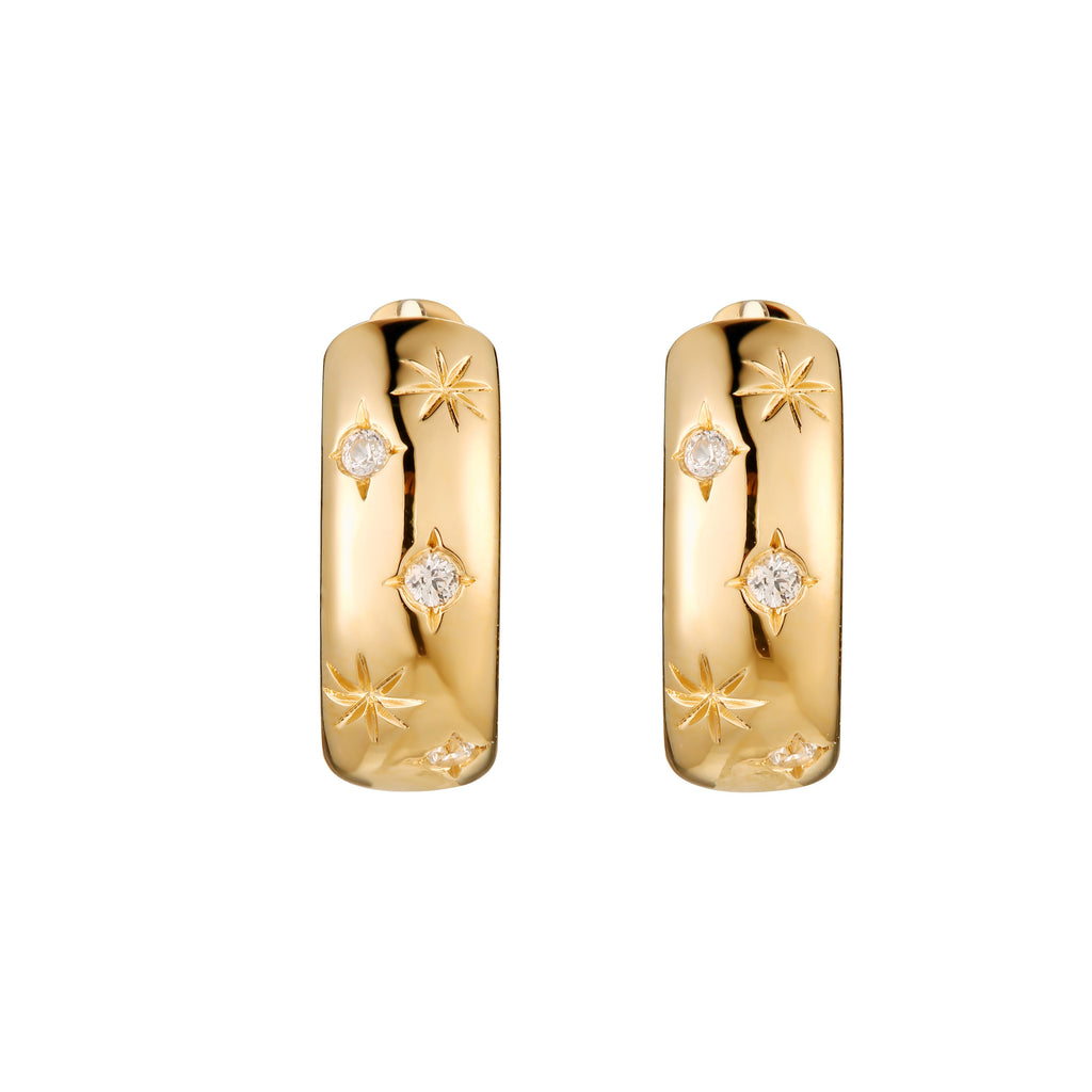 Stellar Huggie Earring