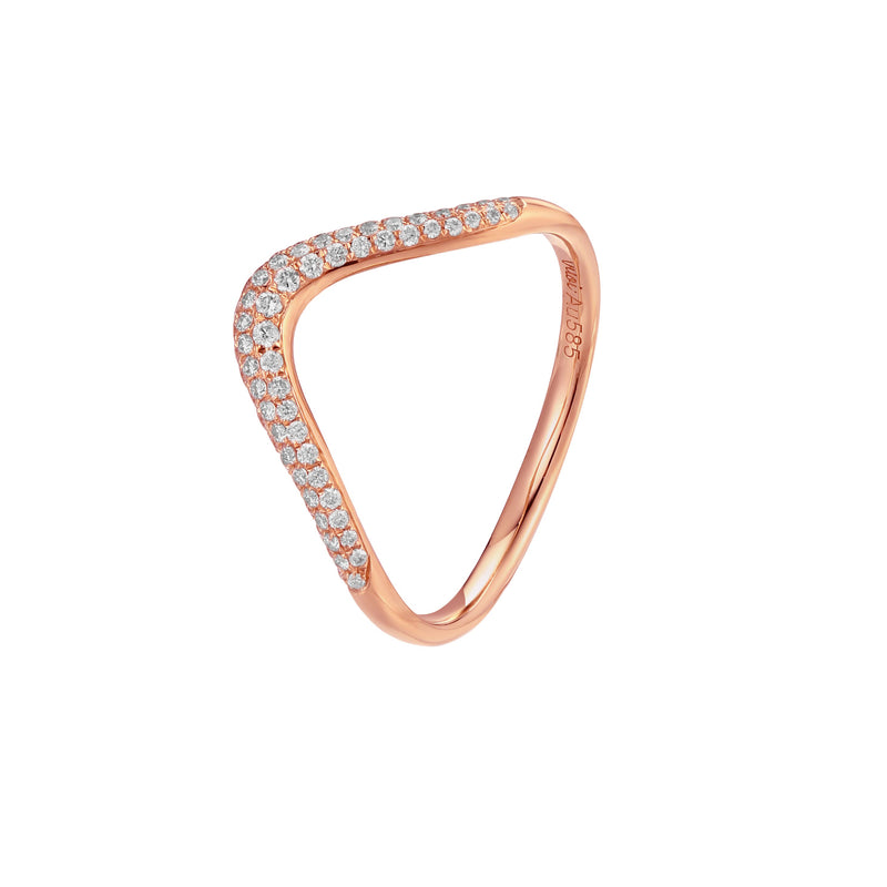 Gilded Curve Ring