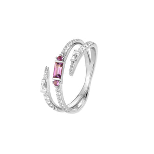 Lavender Wrap Ring