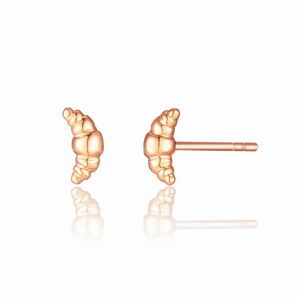 Petite Croissant Stud Earring